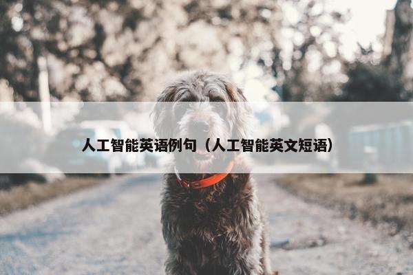 人工智能英语例句（人工智能英文短语）