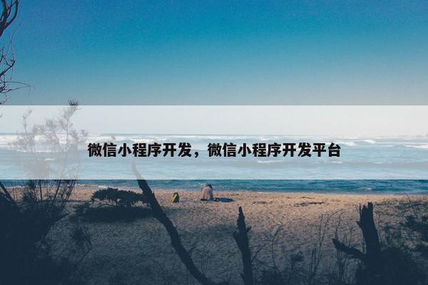 微信小程序开发，微信小程序开发平台
