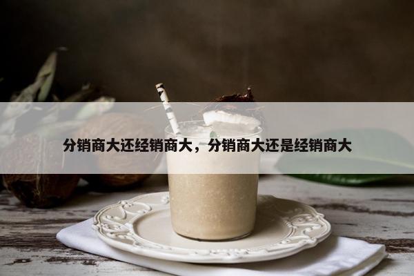 分销商大还经销商大，分销商大还是经销商大