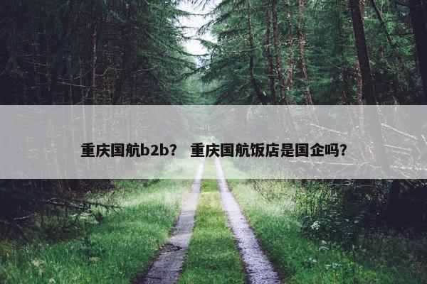 重庆国航b2b？ 重庆国航饭店是国企吗？