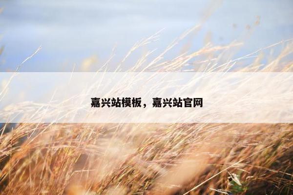 嘉兴站模板，嘉兴站官网
