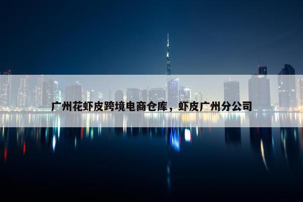 广州花虾皮跨境电商仓库，虾皮广州分公司