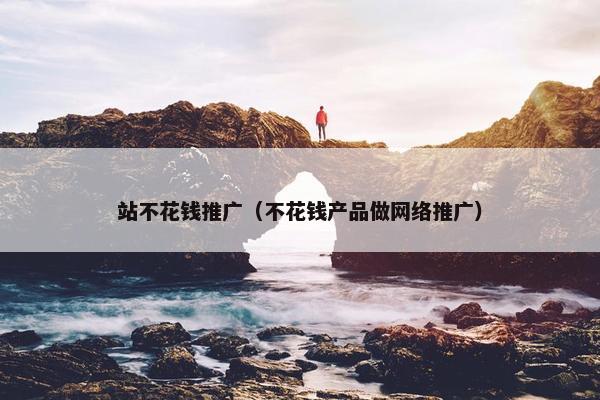 站不花钱推广（不花钱产品做网络推广）