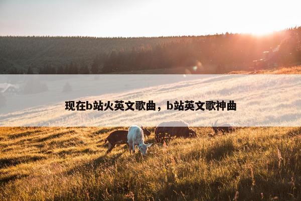 现在b站火英文歌曲，b站英文歌神曲