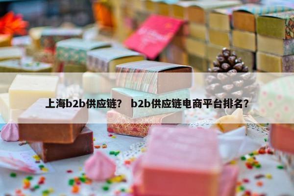 上海b2b供应链？ b2b供应链电商平台排名？