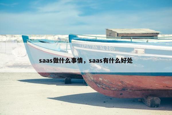 saas做什么事情，saas有什么好处