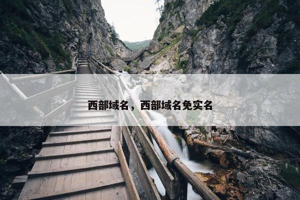 西部域名，西部域名免实名