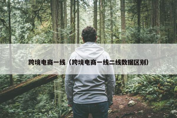 跨境电商一线（跨境电商一线二线数据区别）