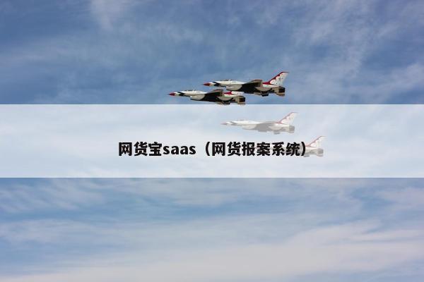 网货宝saas（网货报案系统）