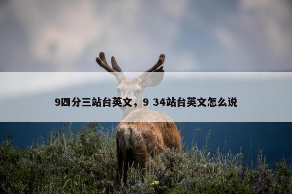 9四分三站台英文，9 34站台英文怎么说