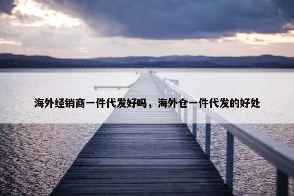 海外经销商一件代发好吗，海外仓一件代发的好处