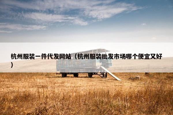 杭州服装一件代发网站（杭州服装批发市场哪个便宜又好）