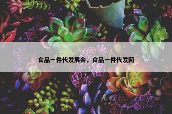 食品一件代发展会，食品一件代发网
