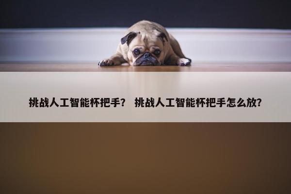 挑战人工智能杯把手？ 挑战人工智能杯把手怎么放？