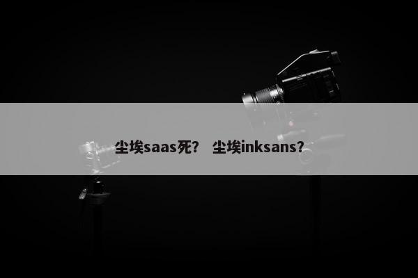 尘埃saas死？ 尘埃inksans？