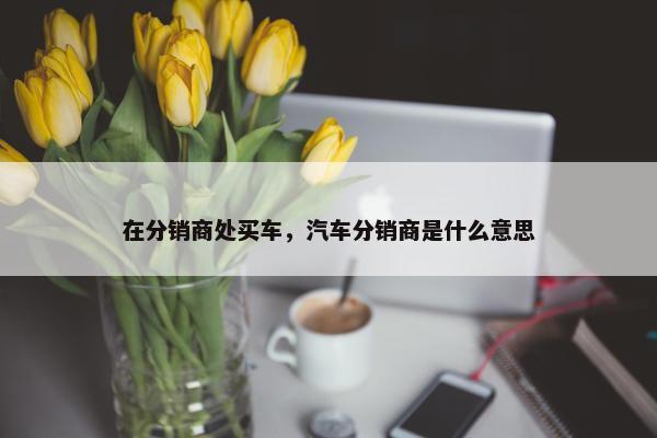 在分销商处买车，汽车分销商是什么意思