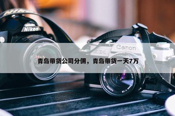 青岛带货公司分佣，青岛带货一天7万