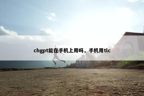 chgpt能在手机上用吗，手机用tlc