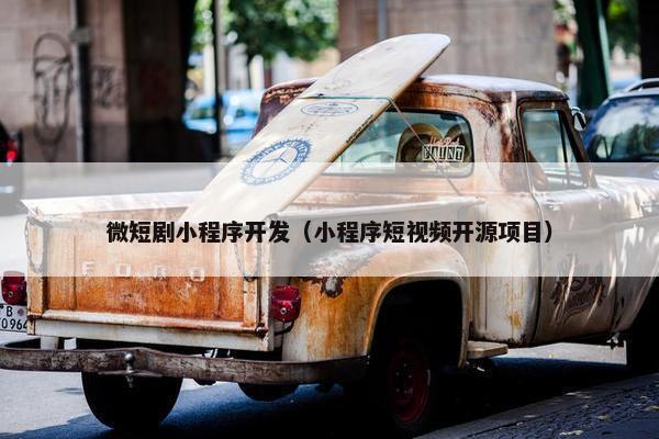 微短剧小程序开发（小程序短视频开源项目）
