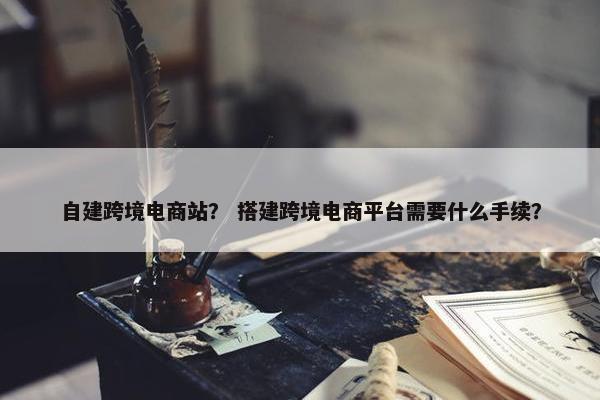 自建跨境电商站？ 搭建跨境电商平台需要什么手续？