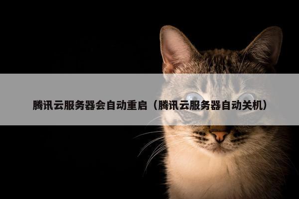 腾讯云服务器会自动重启（腾讯云服务器自动关机）