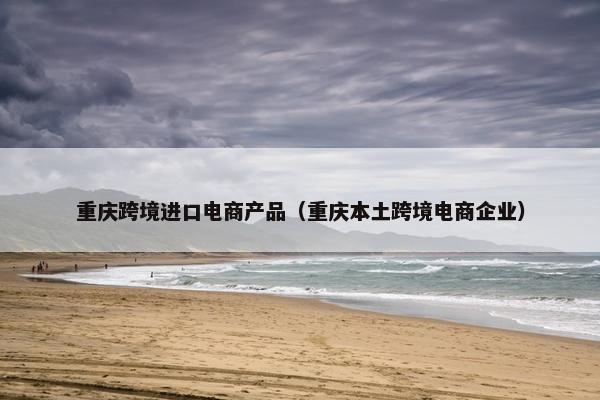 重庆跨境进口电商产品（重庆本土跨境电商企业）
