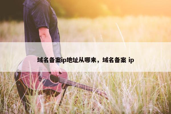 域名备案ip地址从哪来，域名备案 ip