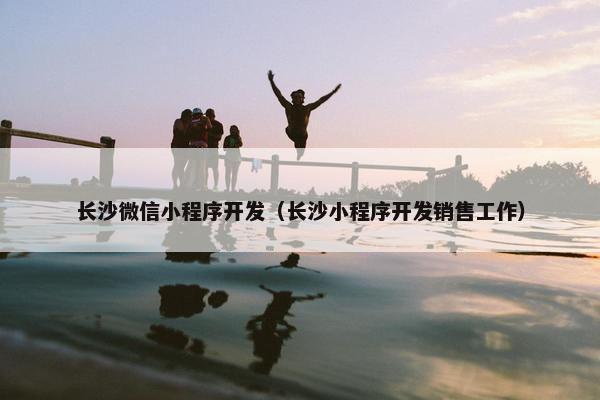 长沙微信小程序开发（长沙小程序开发销售工作）
