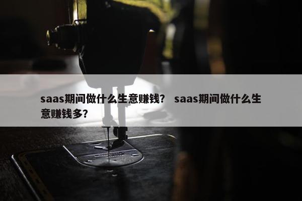 saas期间做什么生意赚钱？ saas期间做什么生意赚钱多？