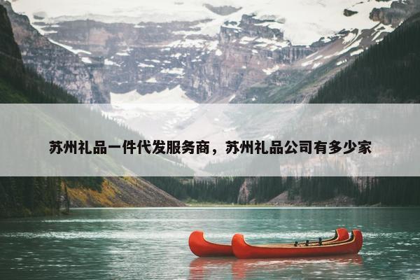 苏州礼品一件代发服务商，苏州礼品公司有多少家