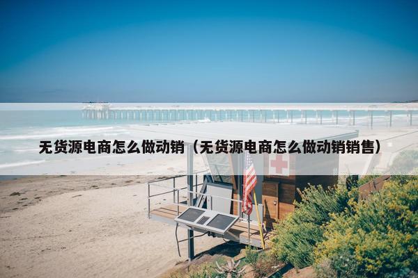 无货源电商怎么做动销（无货源电商怎么做动销销售）