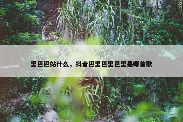 里巴巴站什么，抖音巴里巴里巴里是哪首歌