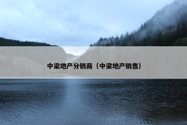 中梁地产分销商（中梁地产销售）