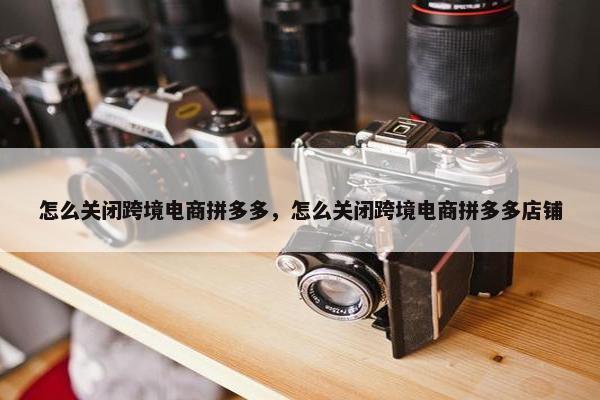 怎么关闭跨境电商拼多多，怎么关闭跨境电商拼多多店铺