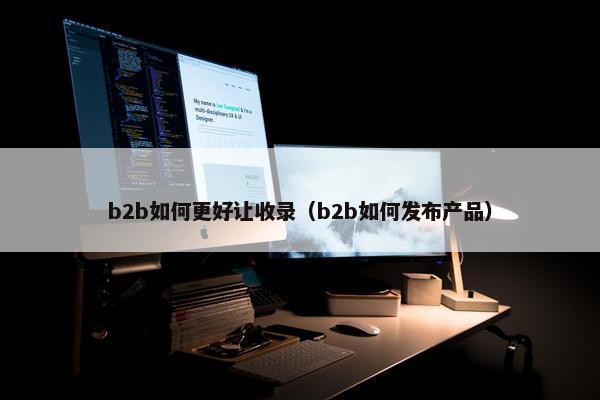 b2b如何更好让收录（b2b如何发布产品）