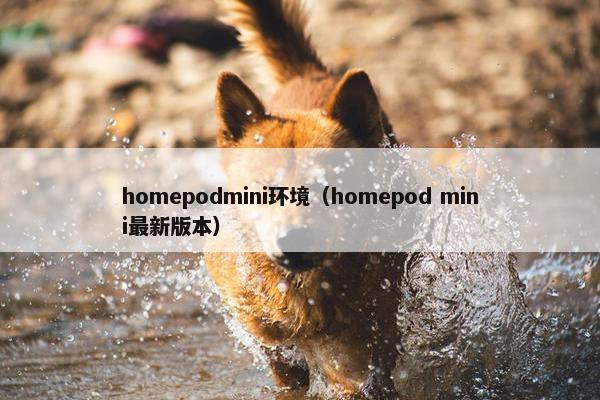 homepodmini环境（homepod mini最新版本）