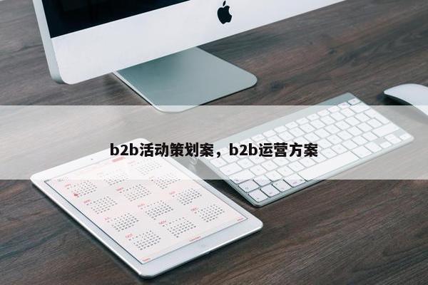 b2b活动策划案，b2b运营方案