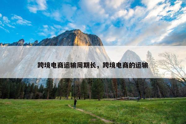 跨境电商运输周期长，跨境电商的运输