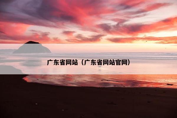 广东省网站（广东省网站官网）