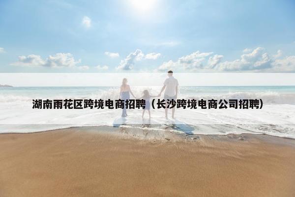 湖南雨花区跨境电商招聘（长沙跨境电商公司招聘）