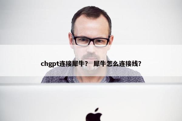 chgpt连接犀牛？ 犀牛怎么连接线？