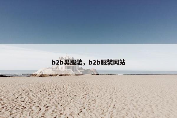 b2b男服装，b2b服装网站
