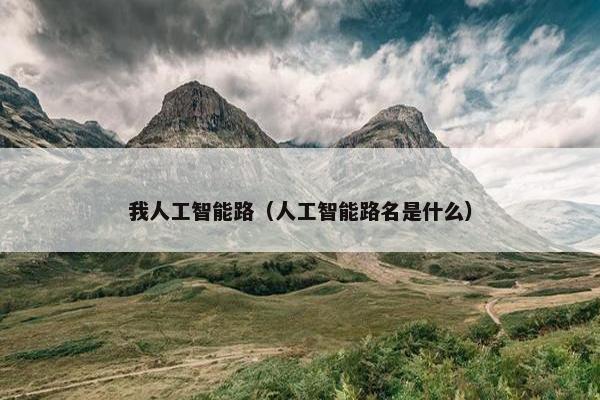 我人工智能路（人工智能路名是什么）