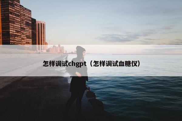 怎样调试chgpt（怎样调试血糖仪）
