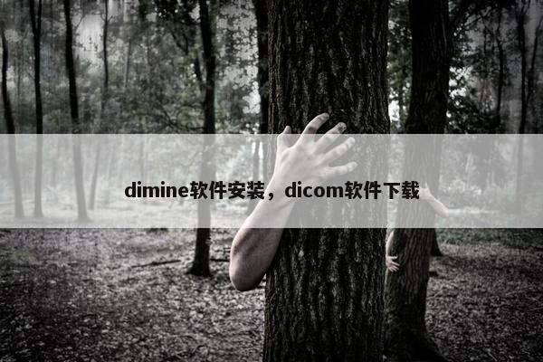 dimine软件安装，dicom软件下载