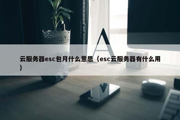 云服务器esc包月什么意思（esc云服务器有什么用）