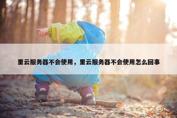 里云服务器不会使用，里云服务器不会使用怎么回事