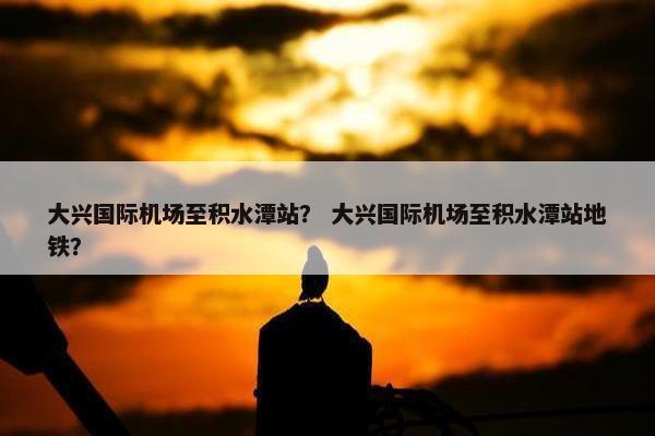 大兴国际机场至积水潭站？ 大兴国际机场至积水潭站地铁？