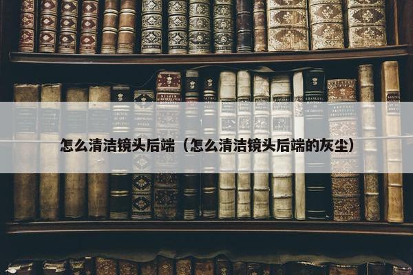 怎么清洁镜头后端（怎么清洁镜头后端的灰尘）