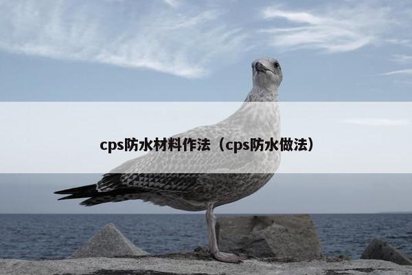 cps防水材料作法（cps防水做法）